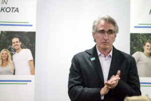 GOP gubernatorial candidate talks local powers, innovation with Bowman crowd (with video)